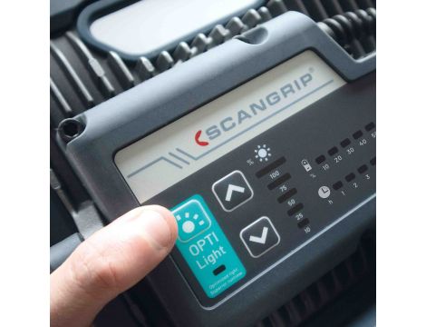 Wytrzymała akumulatorowo - sieciowa lampa robocza LED 6000 lm 37 W Scangrip NOVA 6 C+R forLIFE 03.6205 - 11