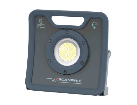 Wytrzymała akumulatorowo - sieciowa lampa robocza LED 6000 lm 37 W Scangrip NOVA 6 C+R forLIFE 03.6205 - 9