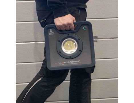 Wytrzymała akumulatorowo - sieciowa lampa robocza LED 6000 lm 37 W Scangrip NOVA 6 C+R forLIFE 03.6205 - 4