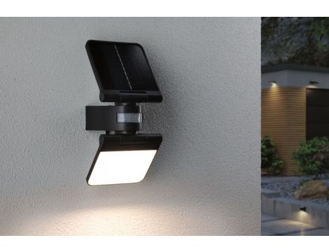 Oprawa elewacyjna LESLA LED 12.5W solar PIR 1000lm 3000K IP65 USB-C 3.6V antracyt / tworzywo sztuczne - 4