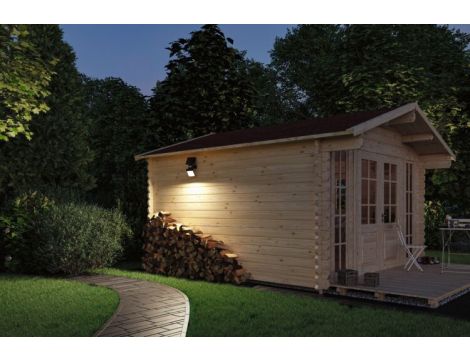 Oprawa elewacyjna LESLA LED 12.5W solar PIR 1000lm 3000K IP65 USB-C 3.6V antracyt / tworzywo sztuczne - 14