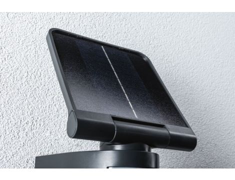 Oprawa elewacyjna LESLA LED 12.5W solar PIR 1000lm 3000K IP65 USB-C 3.6V antracyt / tworzywo sztuczne - 12