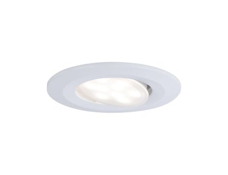 Zestaw opraw do wbudowania CALLA LED 10x5W 430lm okrągła wychylna 3000/4000/6500K IP65 230V biały matowy - 2