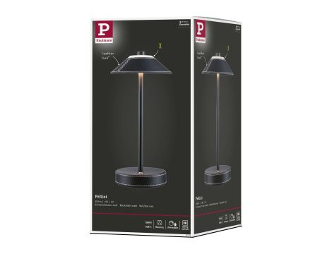 Lampka stołowa akumulatorowa PELLINI LED DIM USB-C 2W 300lm 3000K-6500K IP20 czarny matowy / metal - 12