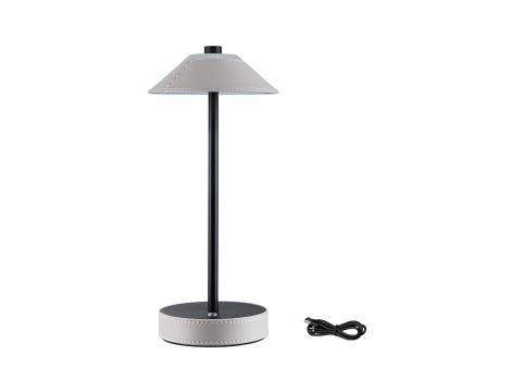 Lampka stołowa akumulatorowa PELLINI LED DIM USB-C 2W 300lm 3000K-6500K IP20 beżowy / czarny matowy / metal - 12