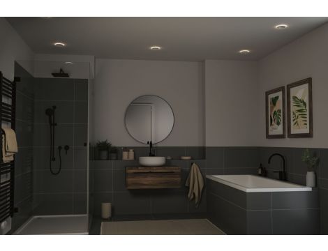 Oprawa wpuszczana SORMUS LED 6.5W 560lm / 180lm 3000K IP65 230V biały / tworzywo sztuczne - 8