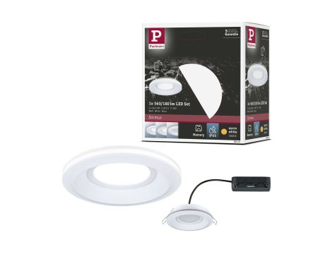 Oprawa wpuszczana SORMUS LED 6.5W 560lm / 180lm 3000K IP65 230V biały / tworzywo sztuczne - 16