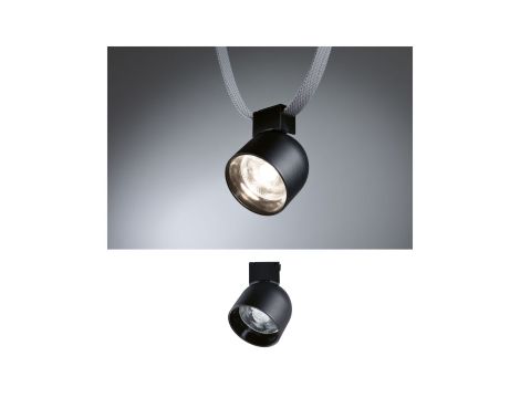 Reflektor systemu ULine RONDE LED 7W 405lm 3000K 85mm IP20 48V czarny / aluminium - 2