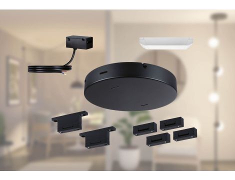 Zestaw instalacyjny z transformatorem systemu ULine max.150W 230V/48V czarny / aluminum - 3