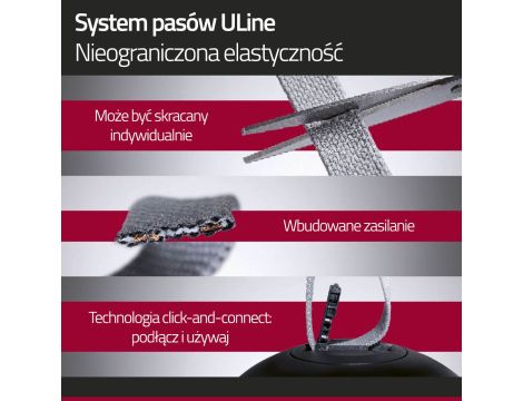 Zestaw podstawowy systemu ULine z taśmą 5m czarny max.60W 230V/48V czarny / aluminum - 3