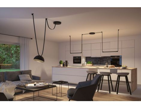 Zestaw podstawowy systemu ULine z taśmą 5m czarny max.60W 230V/48V czarny / aluminum - 2