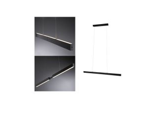 Lampa wisząca APTARE sensor LED 2x16,5 2x2050lm 2700K 230V szczotkowana czerń / metal