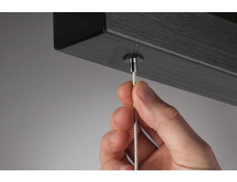 Lampa wisząca APTARE sensor LED 2x16,5 2x2050lm 2700K 230V szczotkowana czerń / metal - 14