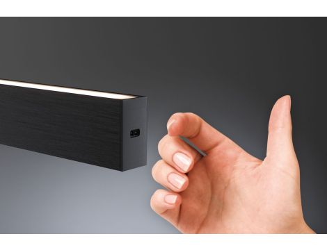 Lampa wisząca APTARE sensor LED 2x16,5 2x2050lm 2700K 230V szczotkowana czerń / metal - 11