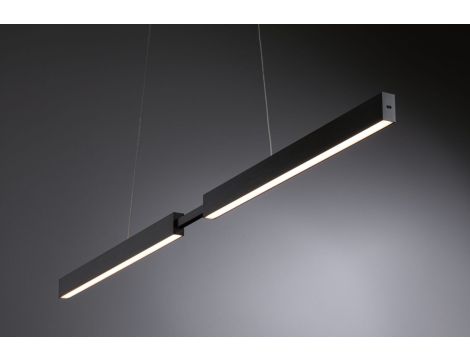 Lampa wisząca APTARE sensor LED 2x16,5 2x2050lm 2700K 230V szczotkowana czerń / metal - 9