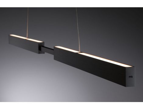 Lampa wisząca APTARE sensor LED 2x16,5 2x2050lm 2700K 230V szczotkowana czerń / metal - 8