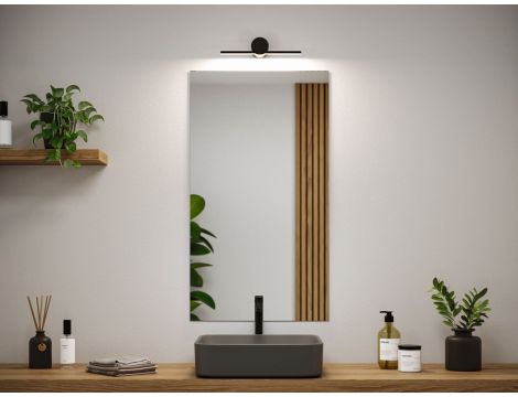 Oprawa ścienna SAVA LED nad lustro 4,2W 250lm 3000K 300mm IP44 230V czarny matowy / metal - 7