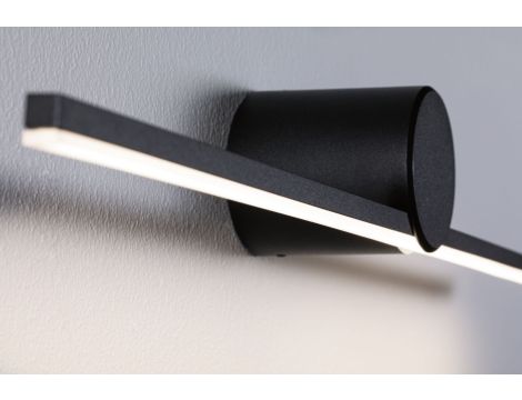 Oprawa ścienna SAVA LED nad lustro 7,5W 500lm 3000K 900mm IP44 230V czarny matowy / metal - 4