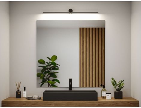 Oprawa ścienna SAVA LED nad lustro 7,5W 500lm 3000K 900mm IP44 230V czarny matowy / metal - 7