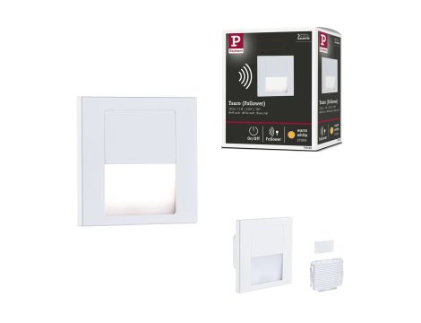 Oprawa przyschodowa TSARO LED kwadrat 1x1,W 80lm 2700K IP20 230V biały matowy / tworzywo sztuczne - 15