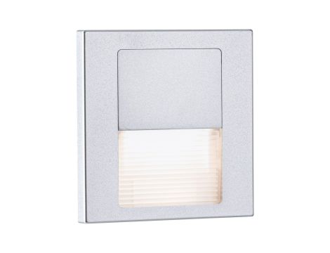 Oprawa przyschodowa TSARO LED kwadrat 1x1,W 80lm 2700K IP20 230V chrom matowy / tworzywo sztuczne - 2