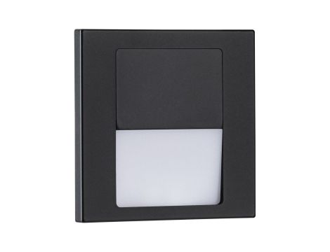 Oprawa przyschodowa TSARO LED kwadrat 1x1,W 80lm 2700K IP20 230V czarny matowy / tworzywo sztuczne - 5