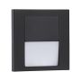 Oprawa przyschodowa TSARO LED kwadrat 1x1,W 80lm 2700K IP20 230V czarny matowy / tworzywo sztuczne - 6