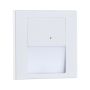 Oprawa przyschodowa TSARO LED czujnik ruchu i zmierzchu kwadrat 1x1,W 80lm 2700K IP20 230V biały matowy / tworzywo sztuczne - 3