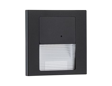 Oprawa przyschodowa TSARO LED czujnik ruchu i zmierzchu kwadrat 1x1,W 80lm 2700K IP20 230V czarny matowy / tworzywo sztuczne - 11
