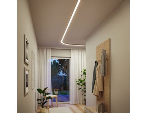 Oprawa liniowa systemu LINION LED 17W 1m 3000K IP20 24V chrom matowy / aluminium - 9