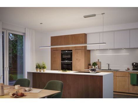 Oprawa liniowa systemu LINION LED 25,5W 1,5m 3000K IP20 24V chrom matowy / aluminium - 10