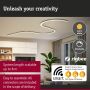 Oprawa liniowa systemu LINION LED SH ZIgbee17W 1m 3000K IP20 150VA 24V chrom matowy RAL 9006 / aluminium - 16