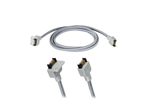 Przewód zasilający systemu LINION LED 1,75m IP20 24V DC szary / tkanina tworzywo sztuczne