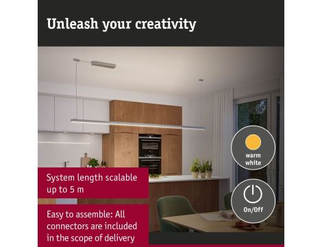 Zasilanie systemu Linion Power Box 230/24V max. 120W chrom mat / tworzywo sztuczne - 11