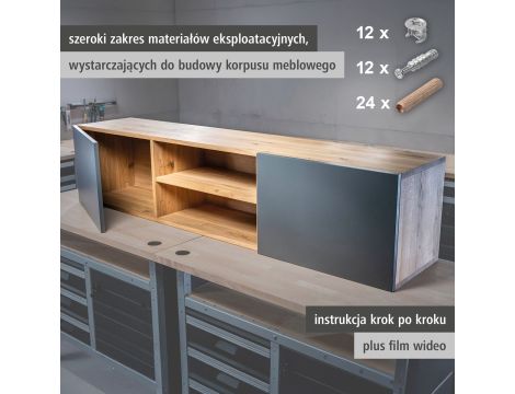 Zestaw mimośrodowych złączy meblowych, wolfcraft - 5