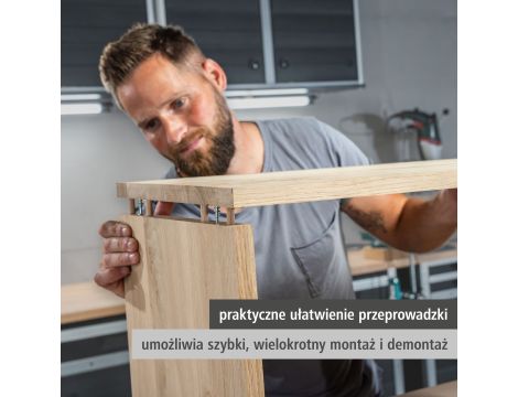 Zestaw mimośrodowych złączy meblowych, wolfcraft - 8