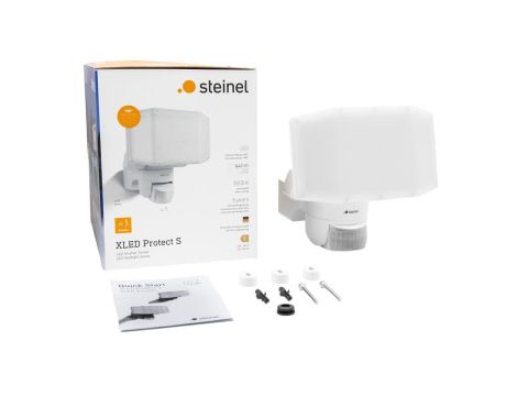 Naświetlacz z czujnikiem Steinel XLED Protect  PIR 14,3W 3000K 1642lm IP54 IK03 230V biały/ tworzywo sztuczne - 5