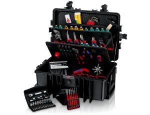 Knipex - Walizka narzędziowa ''Robust45 Move'' dla mechaników', Zestaw 90-częściowy  - 00 21 37 M