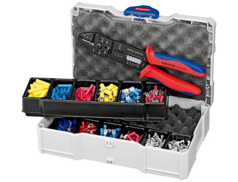 Knipex - Artykuły do zagniatania, Do końcówek i złączek kablowych 13-częściowy - 97 90 25