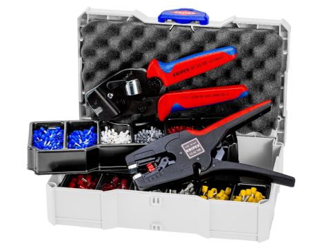 Knipex - Artykuły do zagniatania, Do tulejek kablowych 10 częśc - 97 90 17