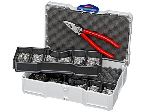 Knipex - Artykuły do zagniatania, Do tulejek kablowych 10 częśc - 97 90 05