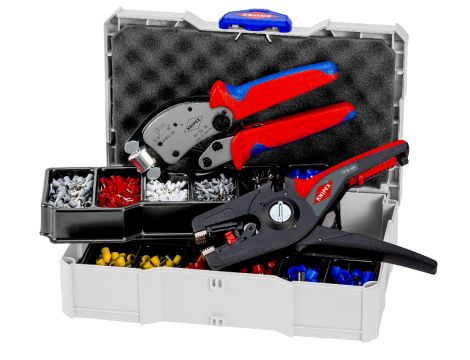 Knipex - Artykuły do zagniatania, Do tulejek kablowych 11-częściowe - 97 90 14