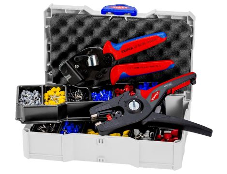 Knipex - Artykuły do zagniatania, Do tulejek kablowych 13-częściowy - 97 90 15