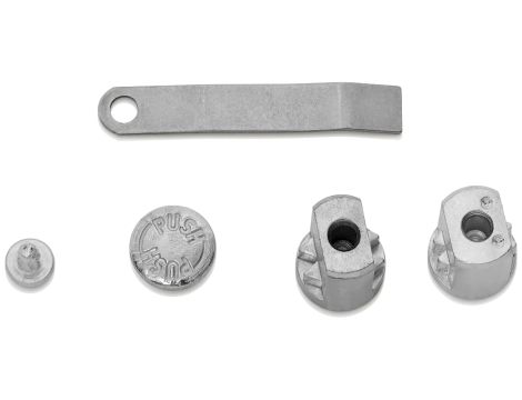 Knipex - Asortyment części zamiennych: wymienne przyciski do szczypiec nastawnych, Do 87 180  - 87 09 180