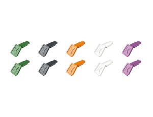 Knipex - Klipsy ColorCode mix kolorów 2 (10 sztuk) - 00 61 10 C V02