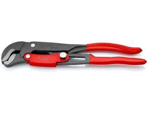 Knipex - Klucz nastawny do rur ze szczękami typu S, Z przyciskiem szybkiej regulacji  - 83 61 010