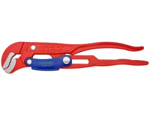 Knipex - Klucz nastawny do rur ze szczękami typu S, Z przyciskiem szybkiej regulacji  - 83 60 010