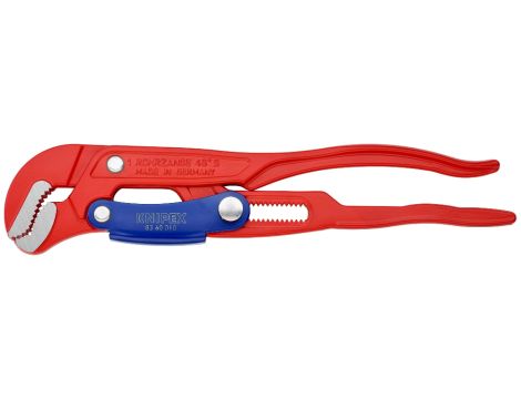 Knipex - Klucz nastawny do rur ze szczękami typu S, Z przyciskiem szybkiej regulacji  - 83 60 010