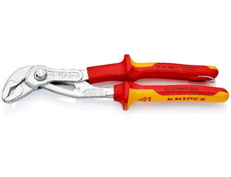 Knipex - KNIPEX Cobra® VDE, Szczypce nastawne do rur nowej generacji, izolowane  - 87 26 250 T