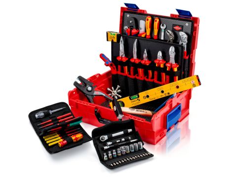 Knipex - KNIPEX L-BOXX® dla elektryków, 63-częściowa  - 00 21 19 LB E